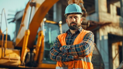 He looks serious and focused