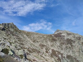 hiking the GR20 trail corsica island france