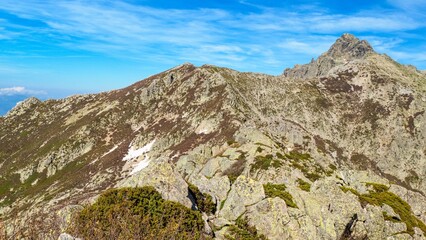 hiking the GR20 trail corsica island france