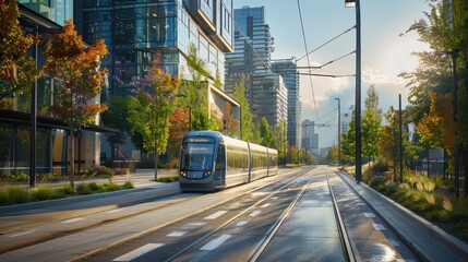 A transit-oriented development with a focus on accessibility and public transportation