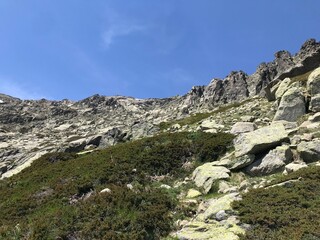 hiking the GR20 trail corsica island france