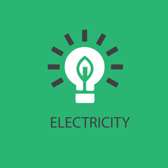 Electricity logo electric icon vector image 