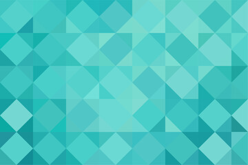Obraz premium Mosaic tosca pixel background. Gradient abstract tile background. Artistic poligonal puzzle background.