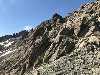 hiking the GR20 trail corsica island france