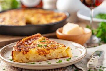 Spanish Potato Omelet With Herbs