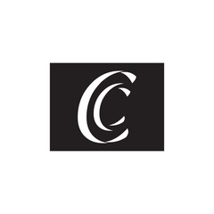 Fototapeta premium letter c logo template that is unique and simple