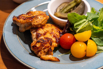 鶏肉の山賊焼き