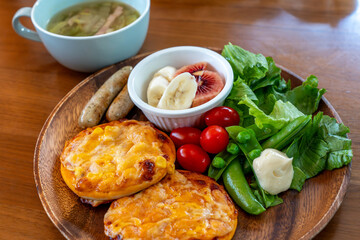 ピザモーニングセット