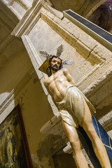 Statue of Jesus in Iglesia de Santo Domingo Sanlucar de Barrameda