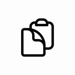 file document clipboard copy paste icon
