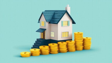 Illustration of House Investment Growth