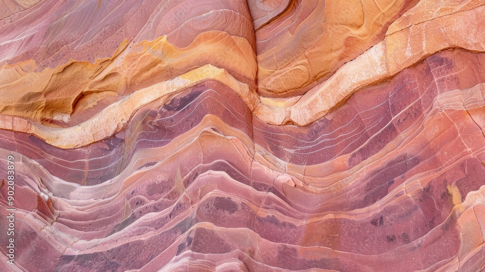 Poster the image is of a rock formation with a reddish-orange color