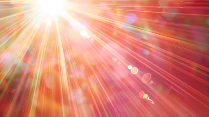 Obraz premium Effect solar sunlight lens flare 
