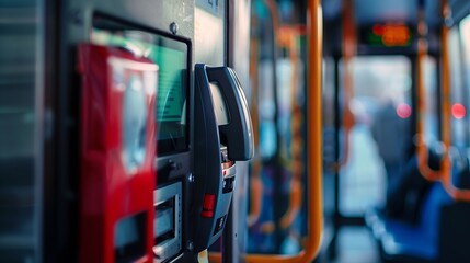 Problem with payment on bus NFC terminal for bank cards Payment not completed Bus with electronic validator Breakdown of terminal for accepting payments Introduction of cashless paymen : Generative AI