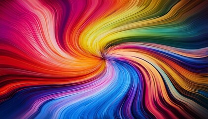 Obraz premium A vibrant abstract swirl of colors blending harmoniously, evoking a sense of tranquility and creative inspiration.