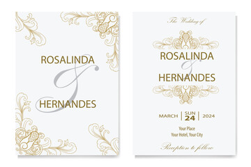 The Blooms Greenery Floral Foliage Ornament Corner Text Separator Elegance Frame for Invitations