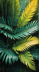 fern leaves