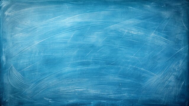 Abstract blue chalkboard background with scribbles and scratches, artistic, layout, design, background, texture, slate, backdrop, school, blank, abstract, art, rough, scribbles