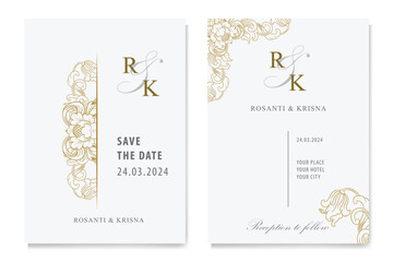 The Blooms Greenery Floral Foliage Ornament Corner Text Separator Elegance Frame for Invitations