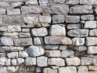 stone wall natural organic vintage pattern texture - background