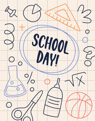 School Day Doodle Banner