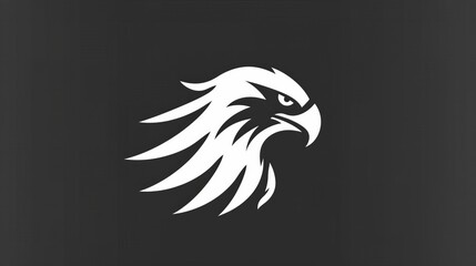 Obraz premium Golden eagle hawk. Portrait of a bird of prey photography