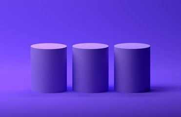 Podium stage pedestal or platform. Abstract scene background. 3d background product display podium scene.