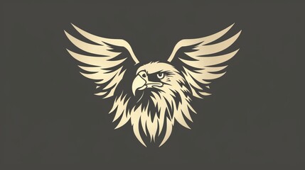 Obraz premium Golden eagle hawk. Portrait of a bird of prey photography