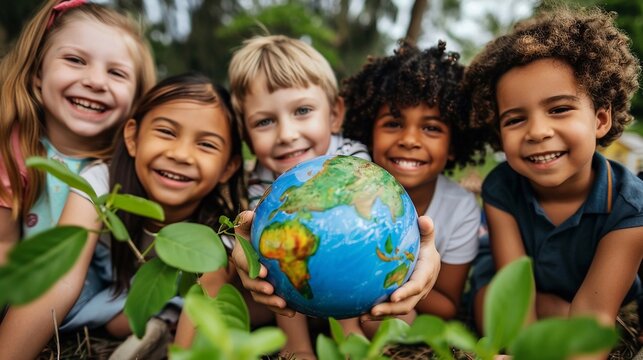 Giornata mondiale dell'educazione ambientale promossa da un gruppo di bambini