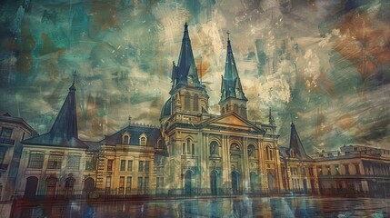 New Orleans, Louisiana at Jackson Square.