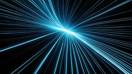 A blue and white image of a spiral with many lines