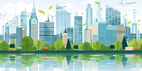 Smart Cities: How Urban Planning and Technology Drive Sustainable Urban Growth - Picture a scene where smart city initiatives use technology and data to improve urban planning, infrastructure