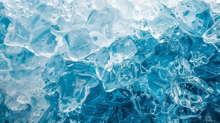Obraz premium Abstract frosty pattern on glass, background texture