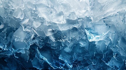 Obraz premium Abstract frosty pattern on glass, background texture