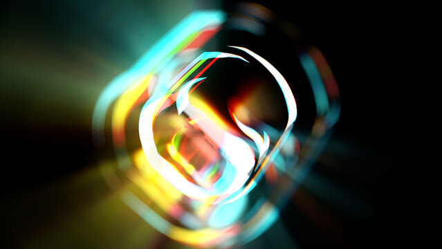 Liquid Glitch Logo Animation