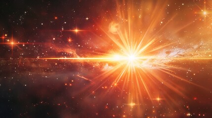 Naklejka premium travel through space