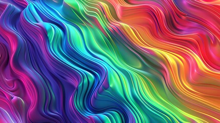 Obraz premium Artwork Displaying abstract Designs in Vivid Prussian multicolor