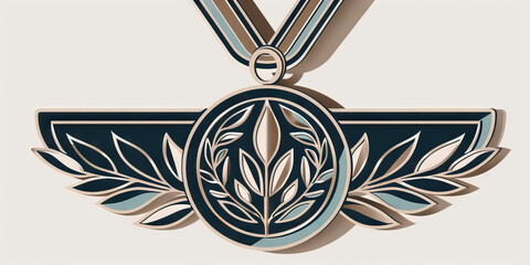 A gleaming gold medal, suspended above a pristine white background, beckons eager contestants to achieve greatness