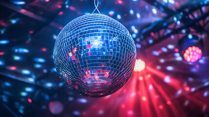 Obraz premium party lights disco ball