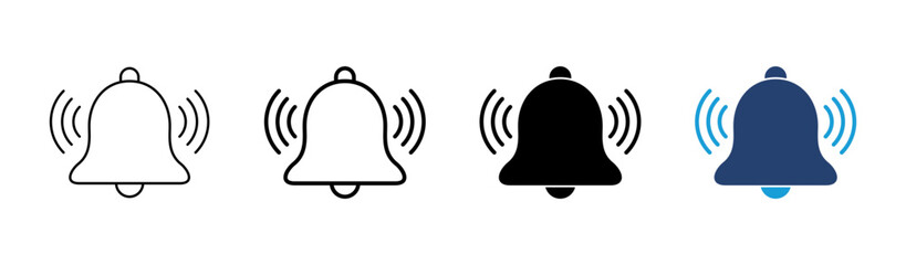 Bell Icon set. Notification icon for your web site design