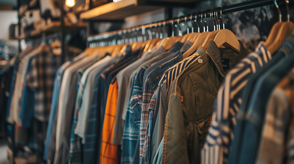 Fototapeta premium clothes store