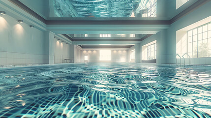 Obraz premium Water in swimming pool