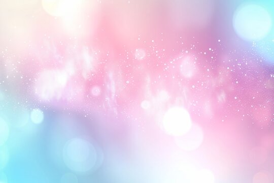 Abstract gradient smooth Blurred Bokeh pastel pink and blue image