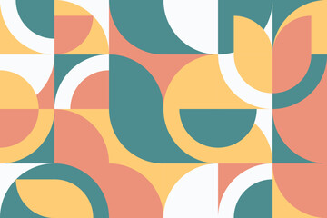 seamless pattern with simple geometric