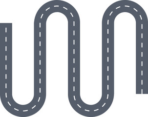 Fototapeta premium Road Path Illustration