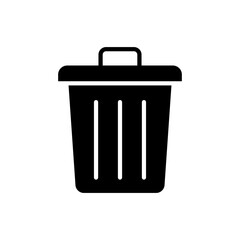 Trash icon vector design templates simple and modern concept
