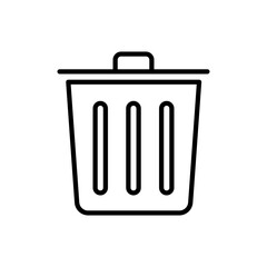 Trash icon vector design templates simple and modern concept