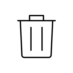 Trash icon vector design templates simple and modern concept