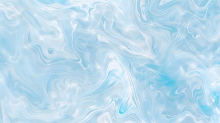 Fototapeta premium Abstract blue and white marbled background.