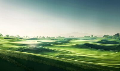 Fototapeta premium golf-themed graphic advertising backgrounds.